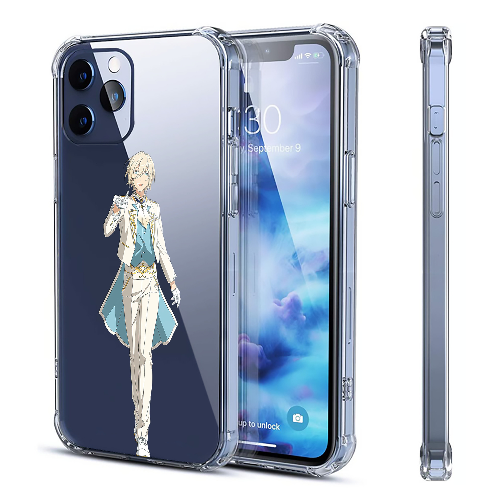 （画像用） あんさんぶるスターズ! Ensemble Stars 【iPhone 12シリーズ対応】透明スマホケース（クリアソフトケース）
